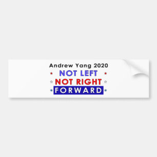 NICHT RICHTIG  - Andrew Yang 2020 Autoaufkleber