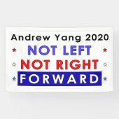 NICHT RICHTIG - Andrew Yang 2020 Banner (Horizontal)