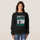 Nicht rückwärts schießen Bowman Bogenschütze Bow H Sweatshirt (Vorne ganz)