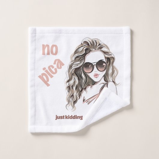 Nicht scharf badhandtuch set (Waschlappen)