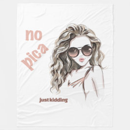 Nicht scharf fleecedecke