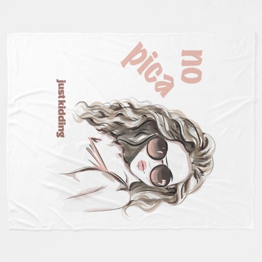 Nicht scharf fleecedecke (Vorderseite (Horizontal))