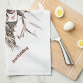 Nicht scharf geschirrtuch (Viertel Falte)