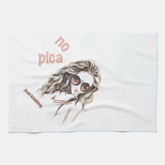 Nicht scharf geschirrtuch (Horizontal)