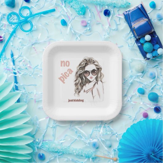 Nicht scharf pappteller (Party)