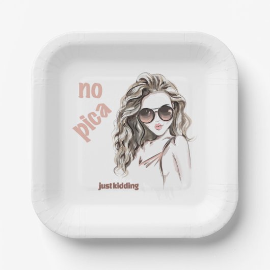 Nicht scharf pappteller (Vorderseite)