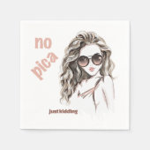 Nicht scharf serviette (Vorderseite)