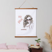 Nicht scharf wandteppich mit holzrahmen (Schlafzimmer)