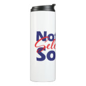 Nicht scheuen selektiv soziales Bold Red & Blue Te Thermosbecher (Nach links gedreht)