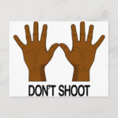 Nicht schießen postkarte (Vorderseite)