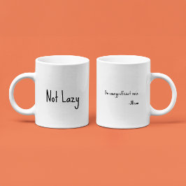 Nicht schlecht, im energieeffizienten Modus - Funn Kaffeetasse