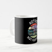 Nicht schnell Nicht furchtbar faules Schläfenrad Kaffeetasse (Vorderseite Links)
