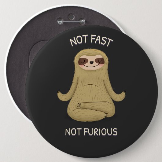 Nicht schnell, nicht wütend button (Vorne & Hinten)