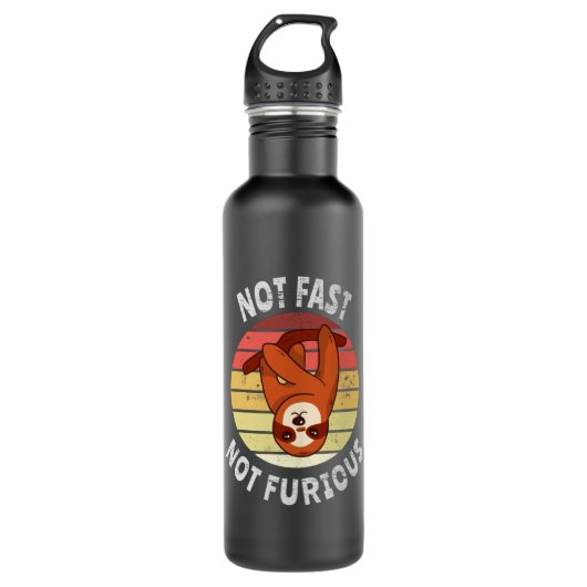 Nicht schnell, nicht wütend edelstahlflasche (Vorderseite)