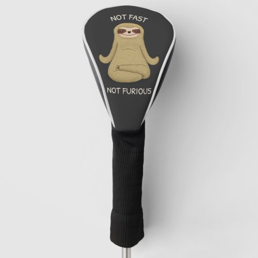 Nicht schnell, nicht wütend golf headcover (Vorderseite)