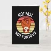 Nicht schnell, nicht wütend karte (Gelbe Blume)