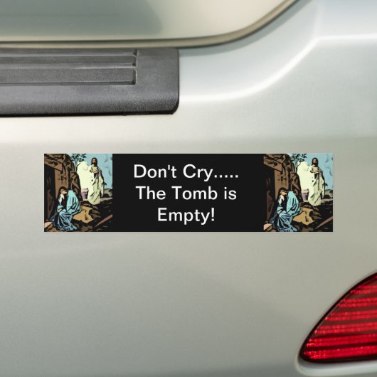Nicht, schreien, das Grab ist leer - feiern Sie Autoaufkleber (Auf Auto)