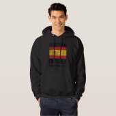 Nicht schreien, ich bin Spanisch Spanien Flag Span Hoodie (Vorne ganz)