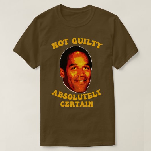 Nicht schuldig absolut sicher ABl Simpson T-Shirt (Design vorne)