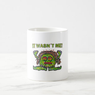 Nicht schuldig gremlin lustige Handschrift gezeich Kaffeetasse