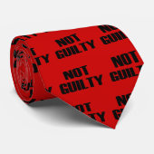 NICHT SCHULDIG KRAWATTE (Gerollt)