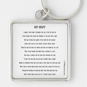 Nicht schuldig - Schlüsselanhänger