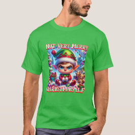 Nicht sehr froh Weihnachtself T-Shirt