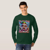 Nicht sehr froh Weihnachtself T-Shirt (Vorne ganz)