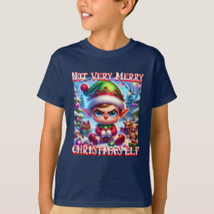 Nicht sehr froh Weihnachtself T-Shirt