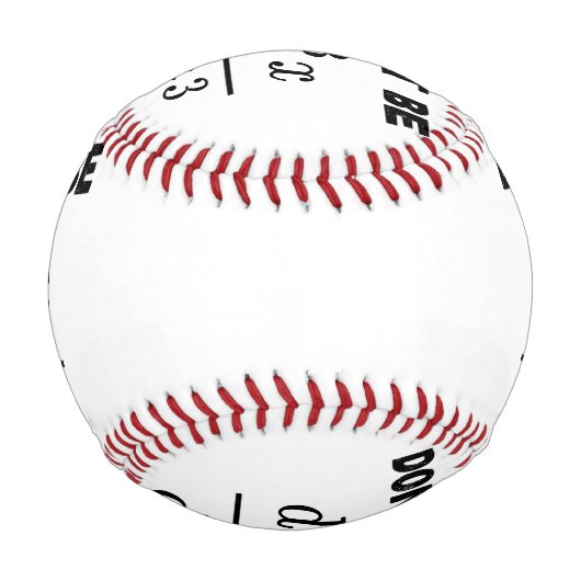 Nicht sein dritter Derivative Jerk Math Student Le Baseball (Vorderseite)