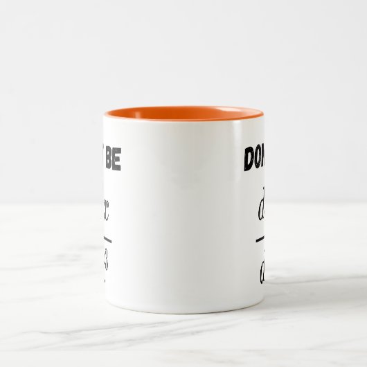 Nicht sein dritter Derivative Jerk Math Student Le Zweifarbige Tasse (Mittel)