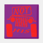 Nicht seine 4x4 #USAPatriotGraphics © Magnet (Vorne)