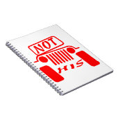 Nicht seine 4x4 #USAPatriotGraphics © Notizblock (Rechte Seite)