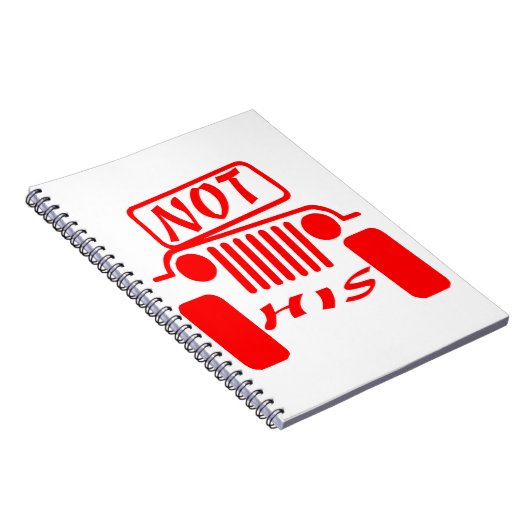 Nicht seine 4x4 #USAPatriotGraphics © Notizblock (Rechte Seite)