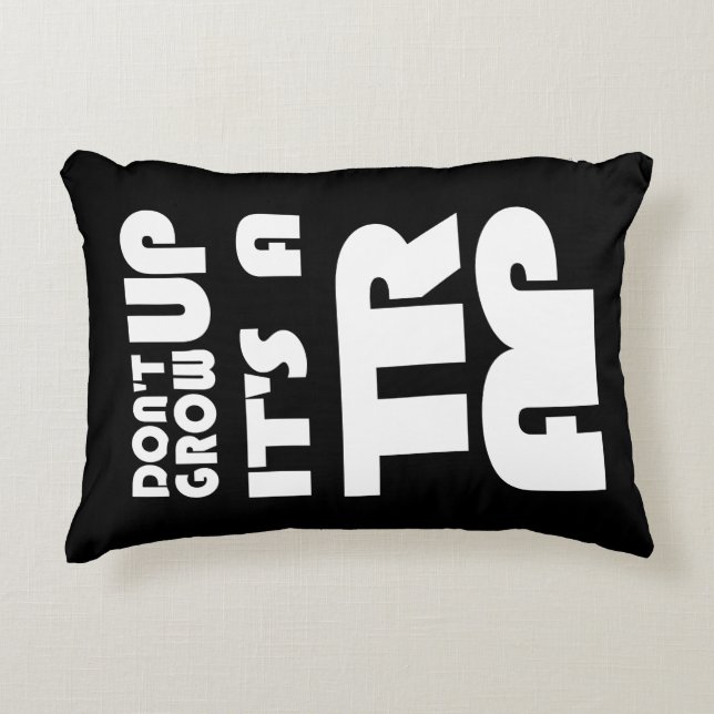 Nicht seine Falle aufwachsen Dekokissen (Vorderseite)