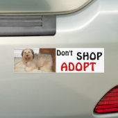 Nicht SHOP ~ ADOPTIER! Autoaufkleber (Auf Auto)