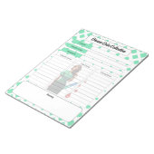 Nicht sich selber fesseln _ Krankheitsdatensammlun Notizblock (angewinkelt)