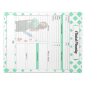 Nicht sich selbst fühlen _ Klinische Planung Notizblock (Vorderseite)