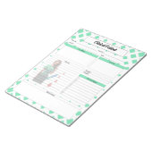 Nicht sich selbst fühlen _ Klinischer Patient Notizblock (angewinkelt)