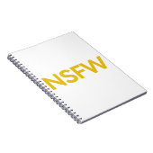 Nicht sicher für die Arbeit (NSFW) Notizblock (Rechte Seite)