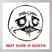 Nicht sicher, ob Gusta - Poster (Vorne)