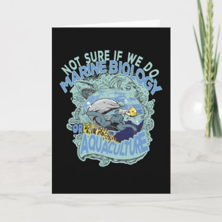 Nicht sicher, ob wir Meeresbiologie oder Aquakultu Karte