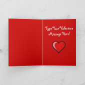 Nicht sind Sie mein Valentinsgruß? Feiertagskarte (Innenseite)