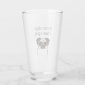 Nicht Single Glas (Rückseite)