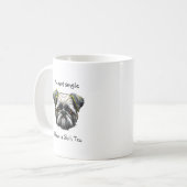 Nicht Single habe ich einen Shih Tzu Kaffeetasse (Vorderseite Links)