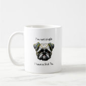 Nicht Single habe ich einen Shih Tzu Kaffeetasse (Links)