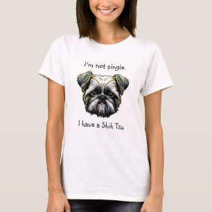 Nicht Single habe ich einen Shih Tzu T-Shirt