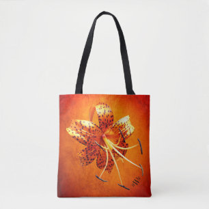 "Nicht so Bashful" Tiger-Lilien-kundenspezifische Tasche