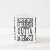 Nicht so direkt über dem Pub Drink Spaß 2 Mattglastasse (Mittel)