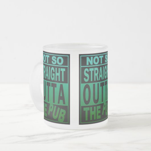 Nicht so direkt vor dem Pub Drink Spaß Mattglastasse (Vorderseite Links)